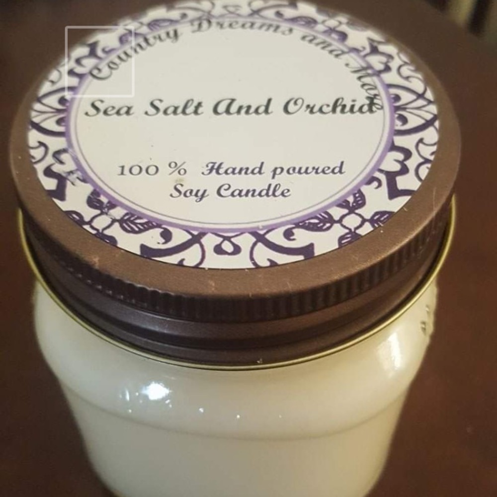 100% Soy Wax Candles ( hand poured in my home).